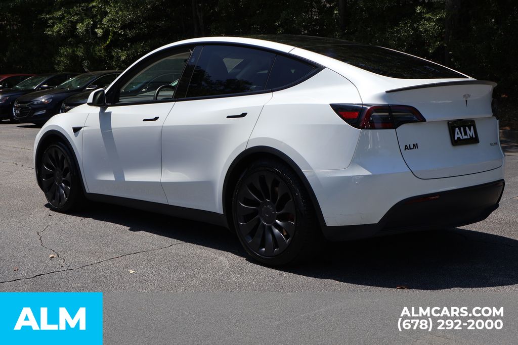 Used 2023 White Tesla Performance image 8