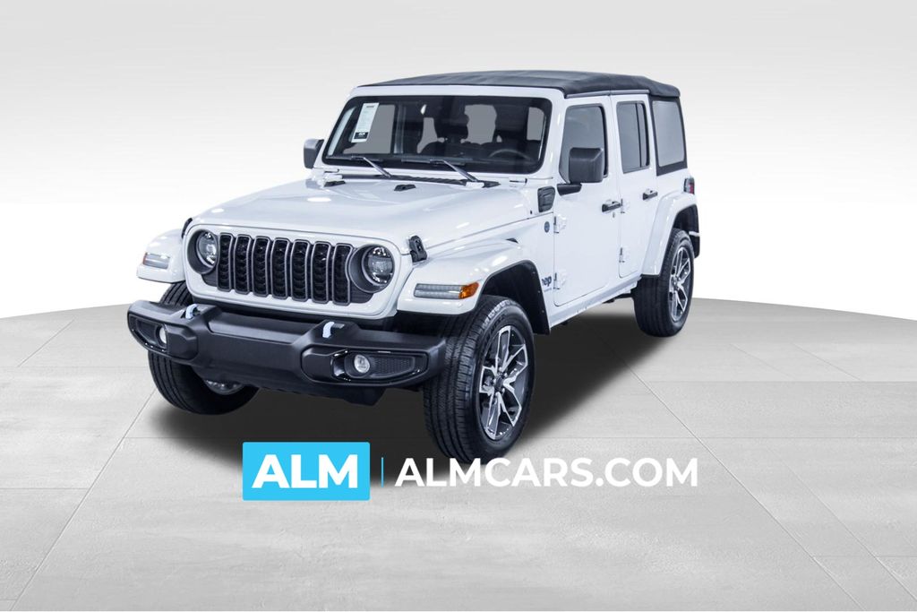 Bright White Clearcoat 2024 Jeep Wrangler 4xe Sport S 4WD SUV / Crossover Four-Wheel Drive 8-Speed Automatic