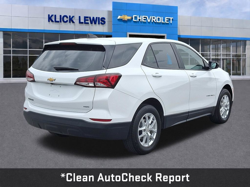 2022 Chevrolet Equinox LS White at Klick Lewis Buick Chevrolet