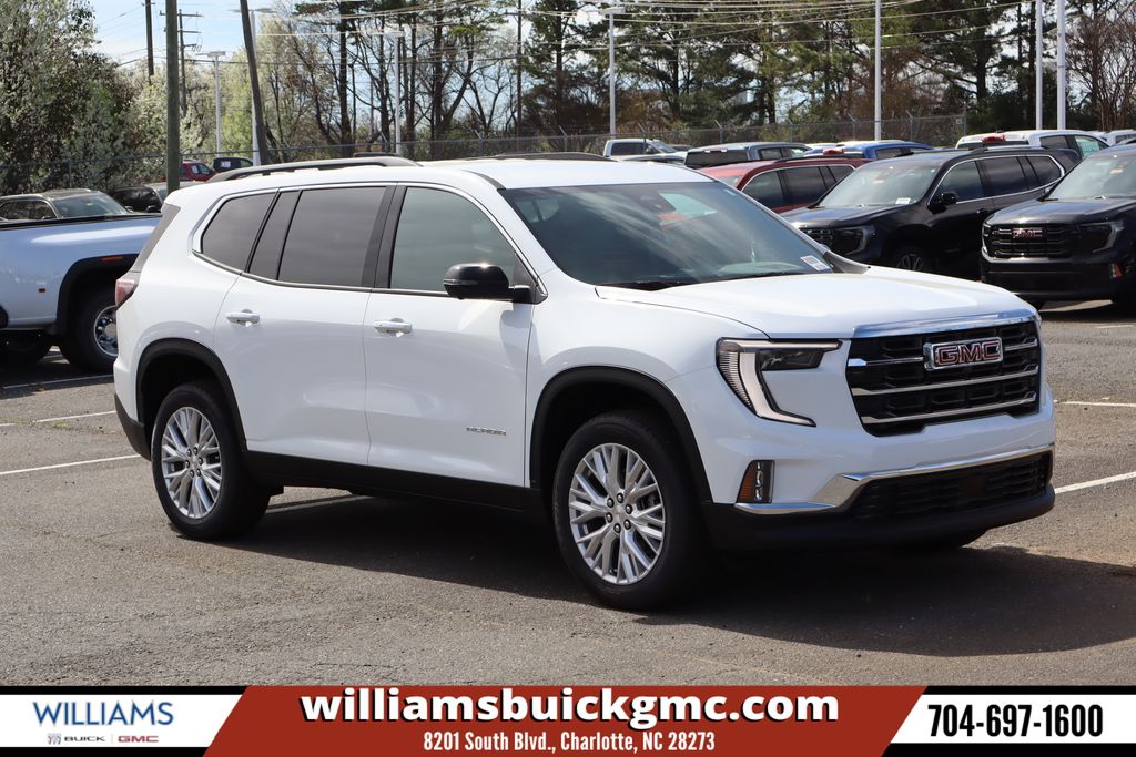 Summit White 2026 GMC Acadia SUV / Crossover Four-Wheel Drive 8-Speed Automatic