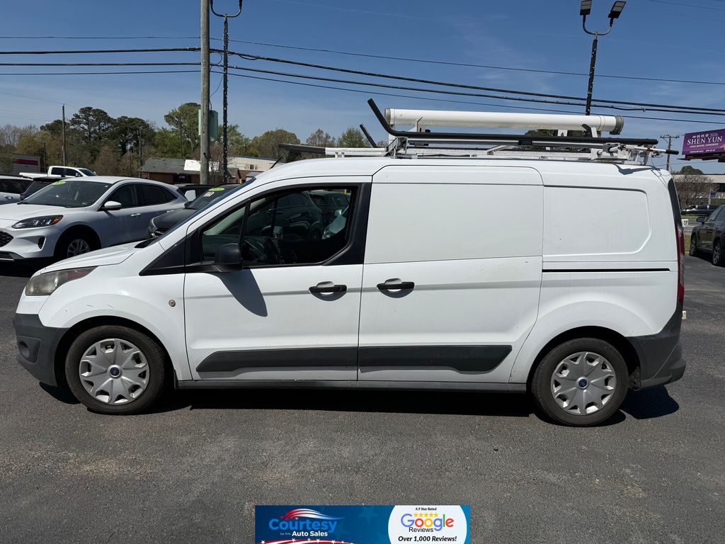 Frozen White 2014 Ford Transit Connect Cargo XL LWB FWD with Rear Cargo Doors Van Front-Wheel Drive 6-Speed Automatic