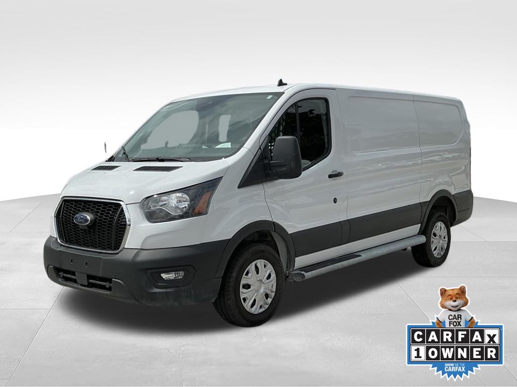 Oxford White 2025 Ford Transit Cargo Van Rear-Wheel Drive