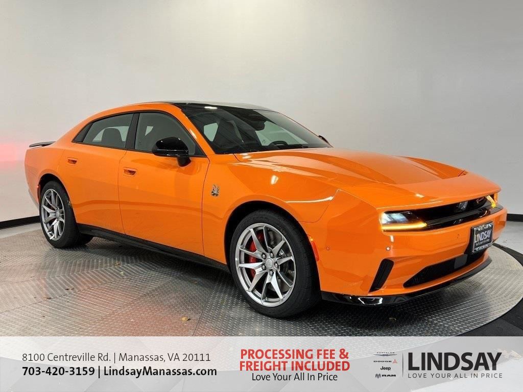 Header Orange Clearcoat 2026 Dodge Charger Scat Pack Sedan AWD Sedan All-Wheel Drive 1-Speed Automatic