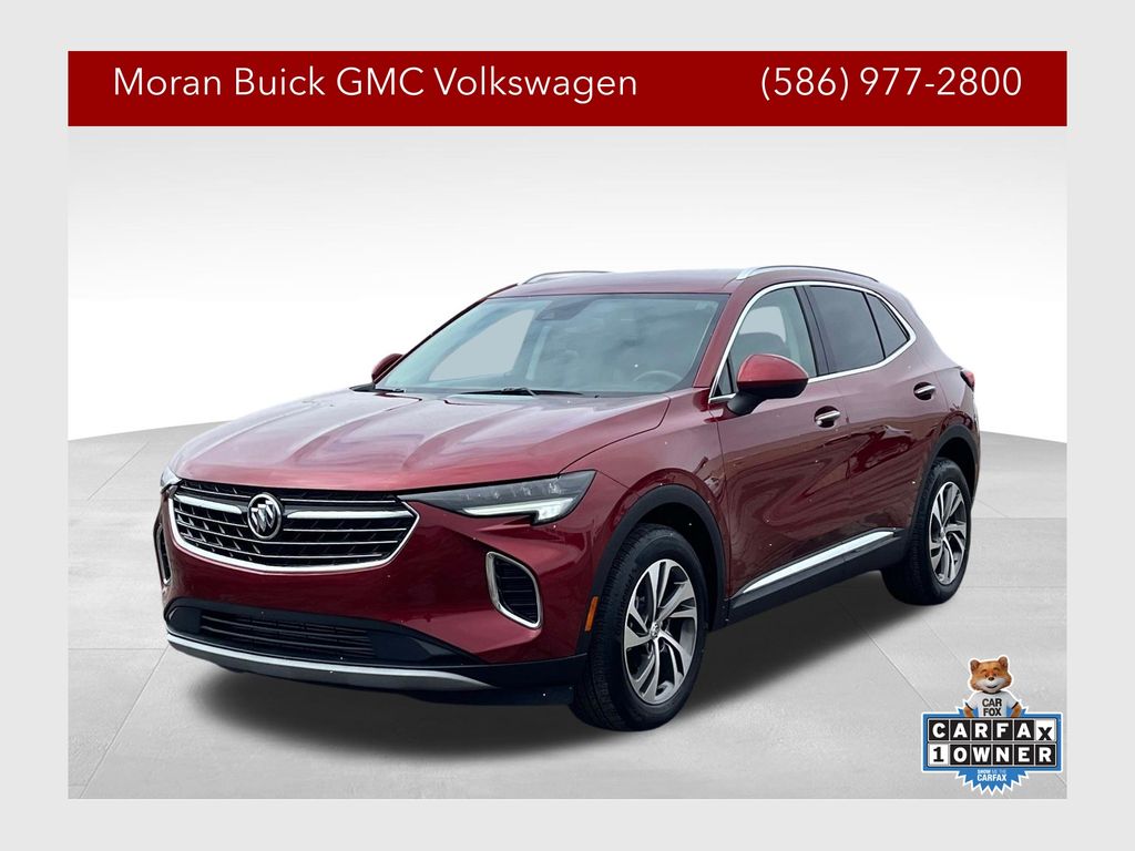 Cinnabar Metallic 2023 Buick Envision Essence FWD SUV / Crossover Front-Wheel Drive 9-Speed Automatic