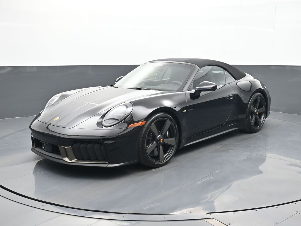 Black 2026 Porsche 911 Convertible Rear-Wheel Drive 8-Speed Automatic