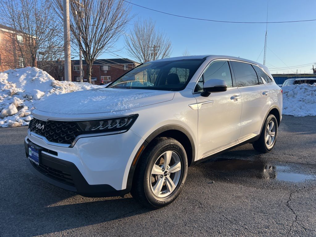Glacial White Pearl 2023 Kia Sorento LX AWD SUV / Crossover All-Wheel Drive 8-Speed Automatic