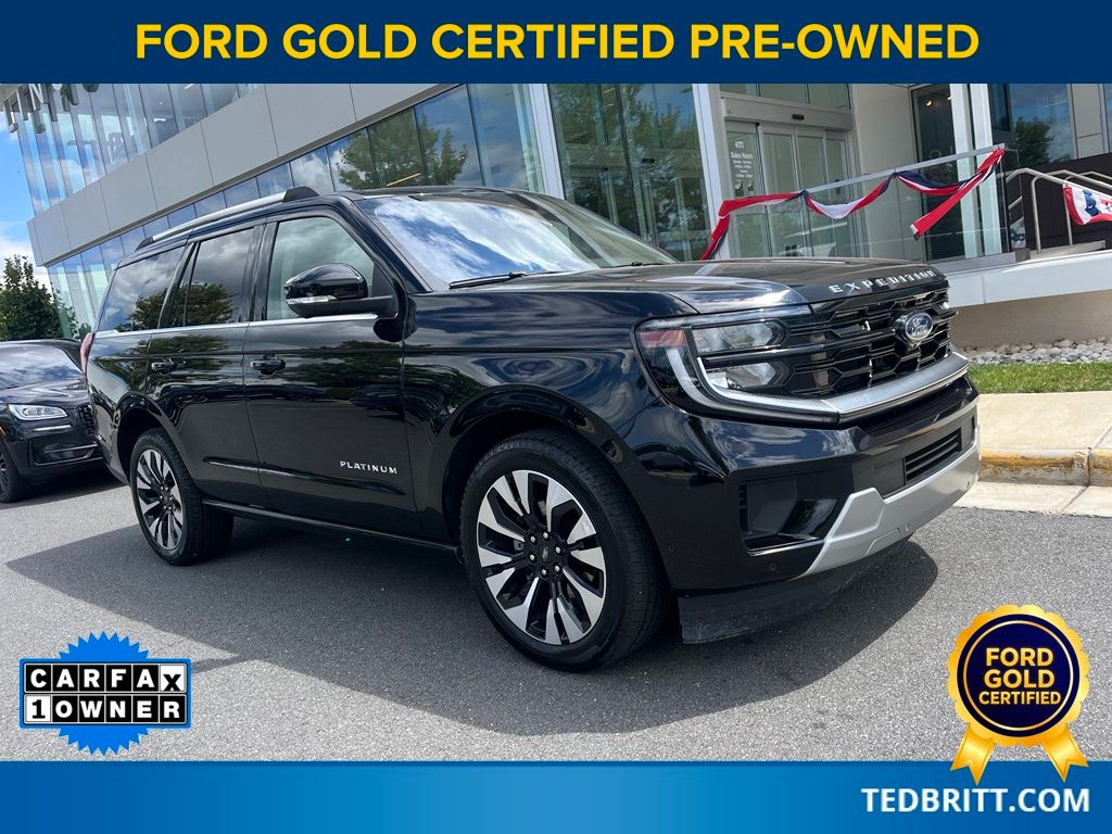 Black Metallic 2025 Ford Expedition SUV / Crossover Four-Wheel Drive Automatic