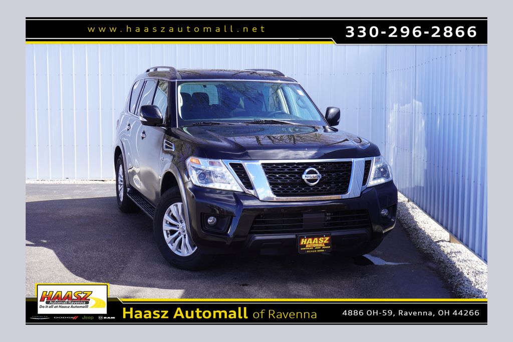 Super Black 2019 Nissan Armada SUV / Crossover Four-Wheel Drive 7-Speed Automatic