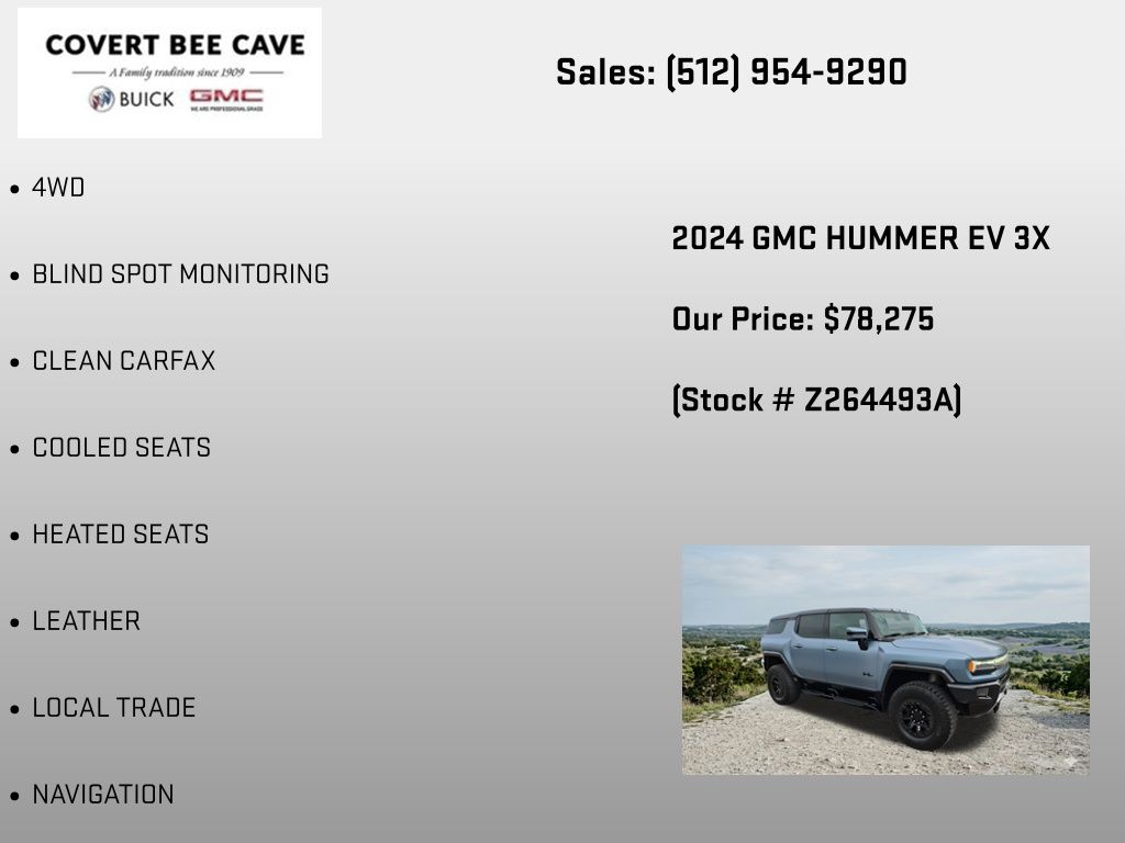 Used Car 2024 Gmc Hummer Ev Suv  3x For Sale Under $80,000 In Austin, Texas