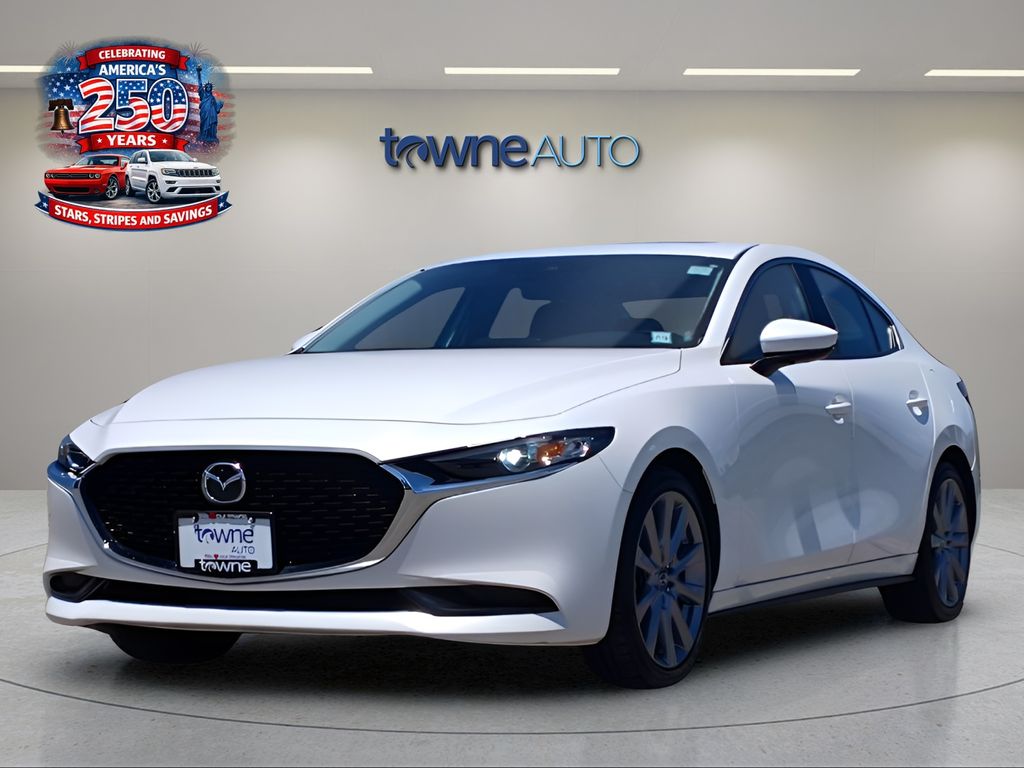 Snowflake White Pearl Mica 2021 Mazda MAZDA3 Sedan All-Wheel Drive 6-Speed Automatic