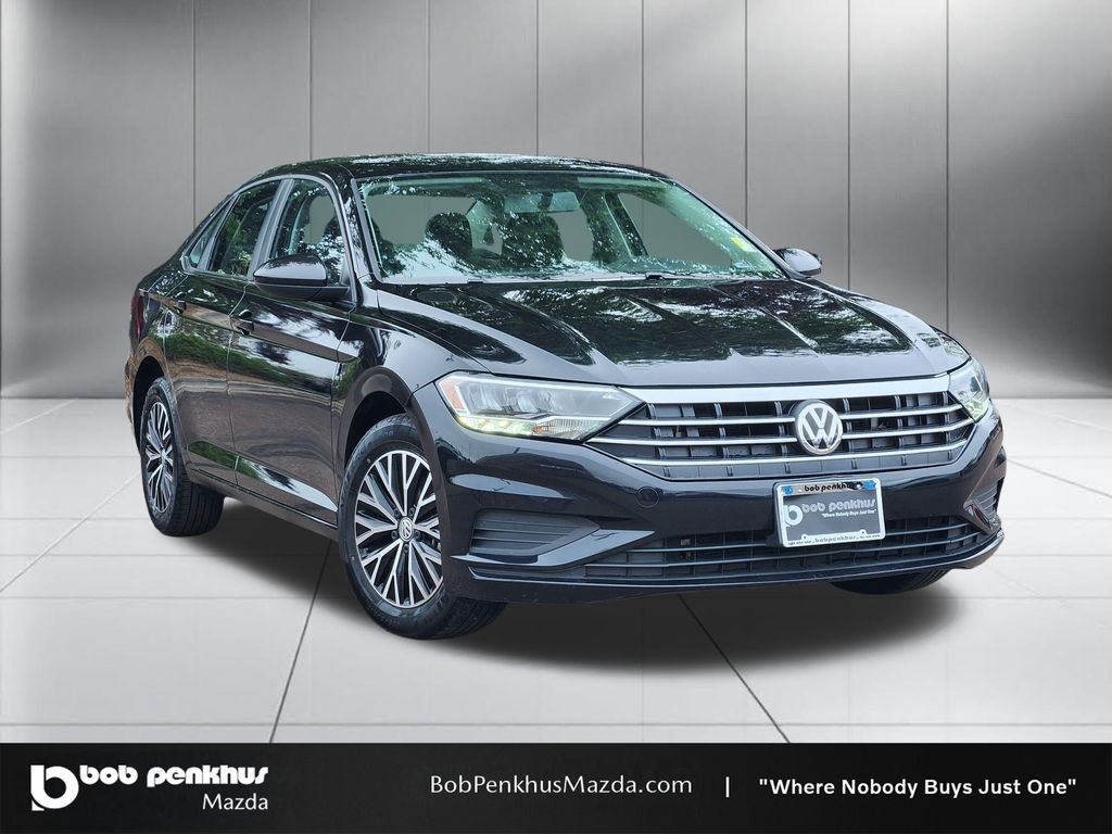 Black 2021 Volkswagen Jetta Sedan Front-Wheel Drive 8-Speed Automatic