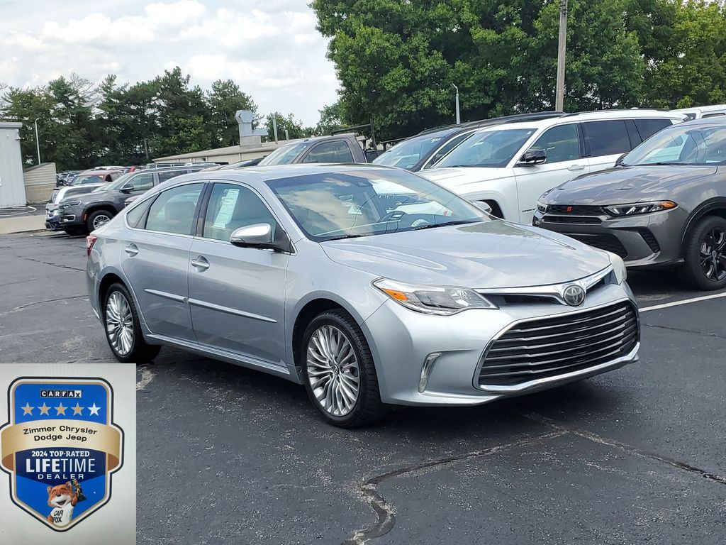Celestial Silver Metallic 2017 Toyota Avalon Sedan Front-Wheel Drive 6-Speed Automatic