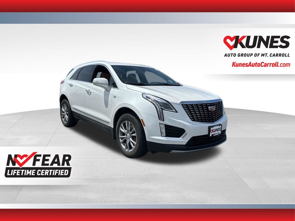 Crystal White Tricoat 2021 Cadillac XT5 Premium Luxury AWD SUV / Crossover Four-Wheel Drive 9-Speed Automatic