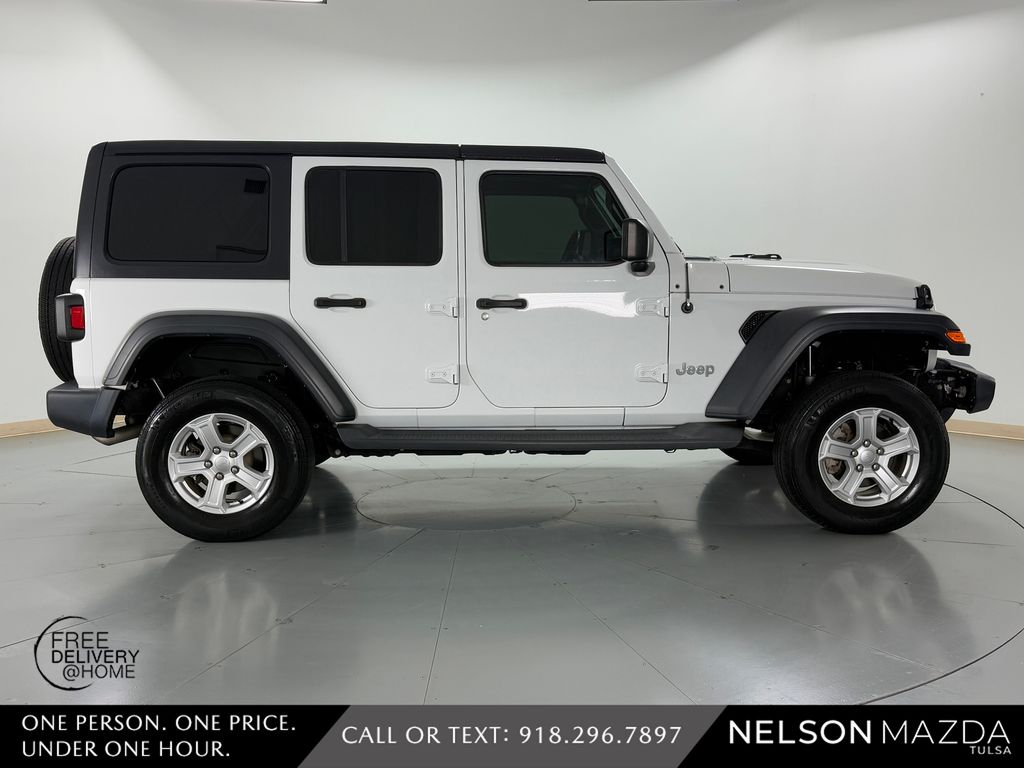 Used 2019 White Jeep Unlimited Sport S image 5