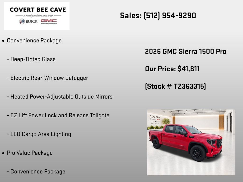 New 2026 Red GMC Pro image 21