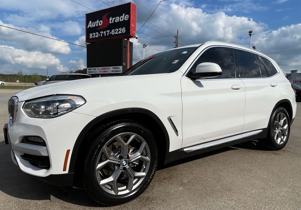 2021 BMW X3 sDrive30i White at DeMontrond Mazda