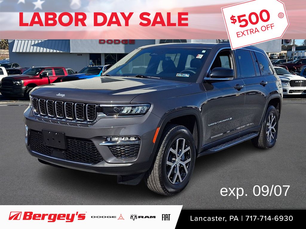 Baltic Gray Metallic Clearcoat 2025 Jeep Grand Cherokee SUV / Crossover Four-Wheel Drive 8-Speed Automatic