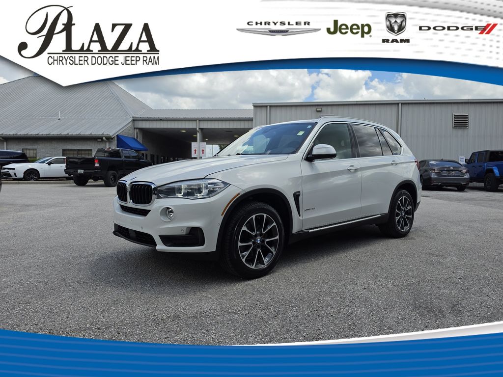 White Metallic 2018 BMW X5 SUV / Crossover All-Wheel Drive 8-Speed Automatic