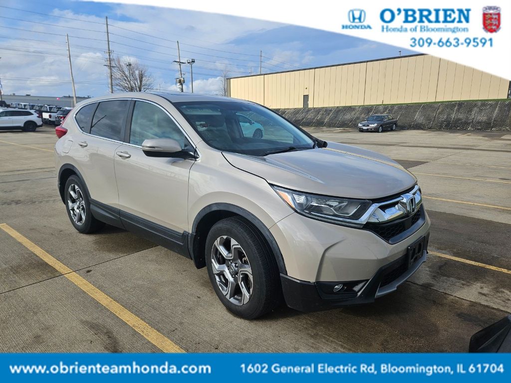 Sandstorm Metallic 2018 Honda CR-V EX FWD SUV / Crossover Front-Wheel Drive Continuously Variable Transmission