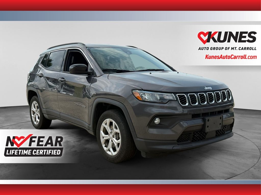 Baltic Gray Metallic Clearcoat 2024 Jeep Compass SUV / Crossover Four-Wheel Drive 8-Speed Automatic
