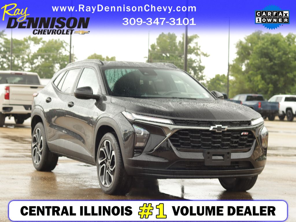 Black Metallic 2025 Chevrolet Trax SUV / Crossover Front-Wheel Drive 6-Speed Automatic