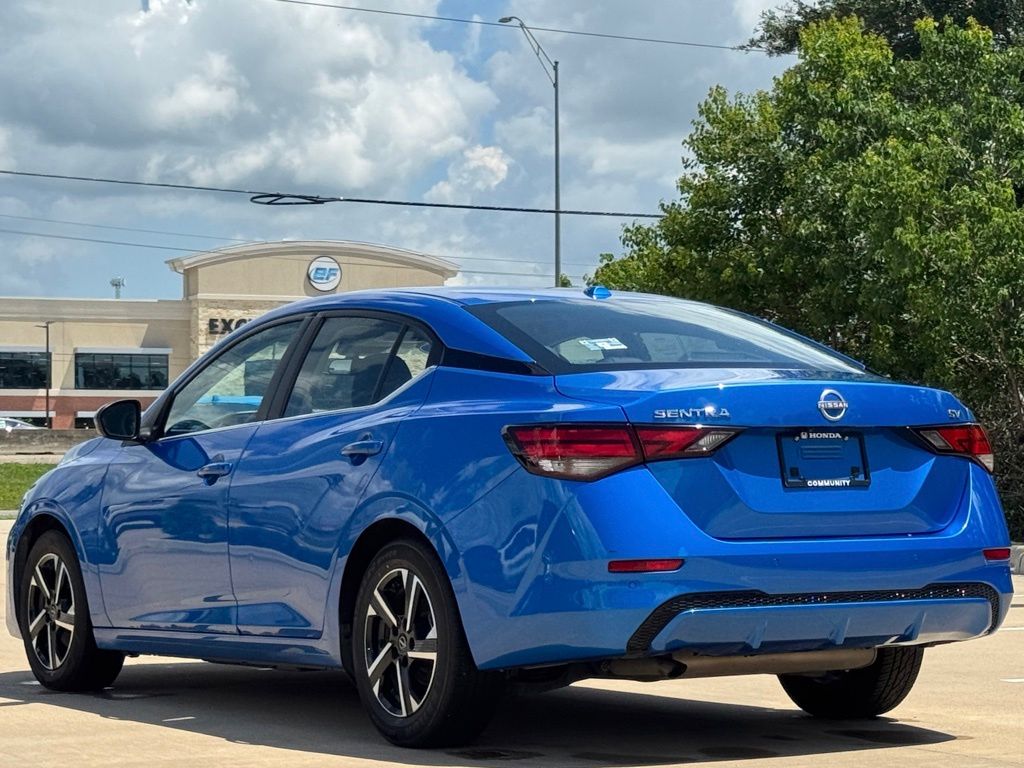 2024 Nissan Sentra SV Blue at Bravo Nissan