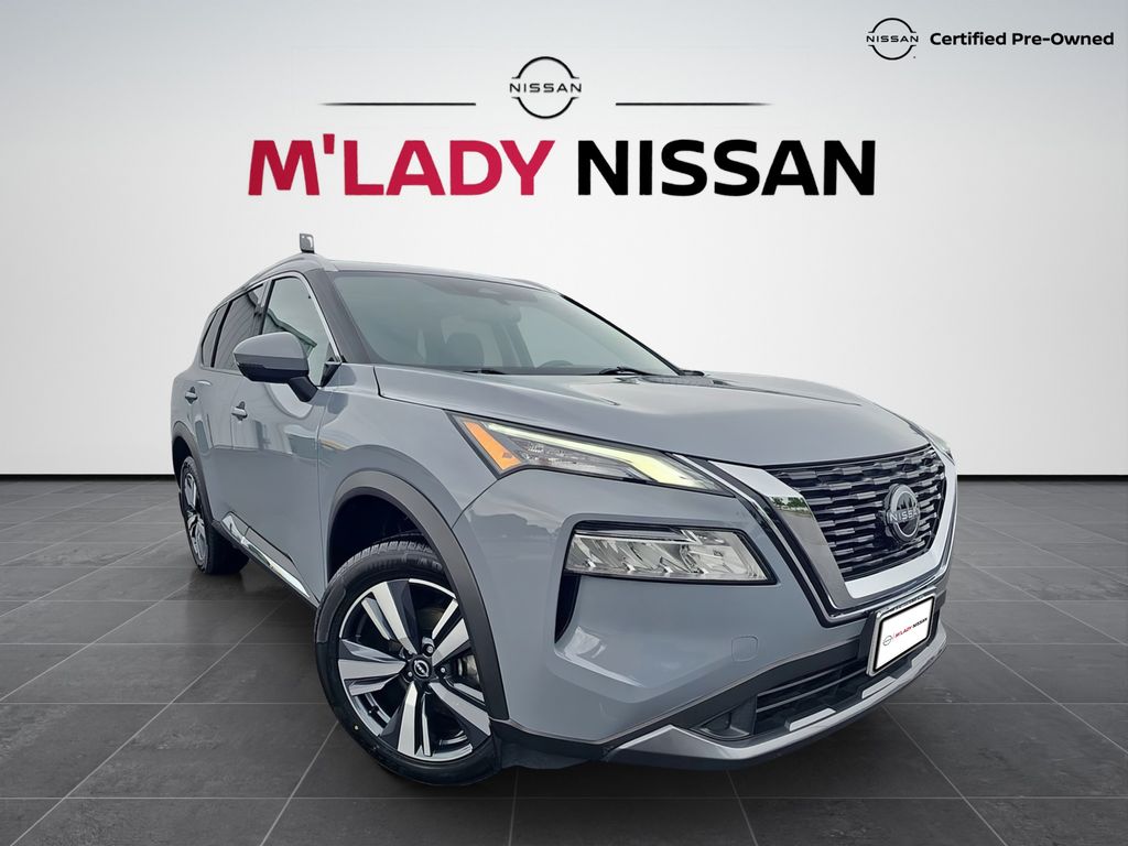 Boulder Gray 2023 Nissan Rogue SUV / Crossover All-Wheel Drive Continuously Variable Transmission