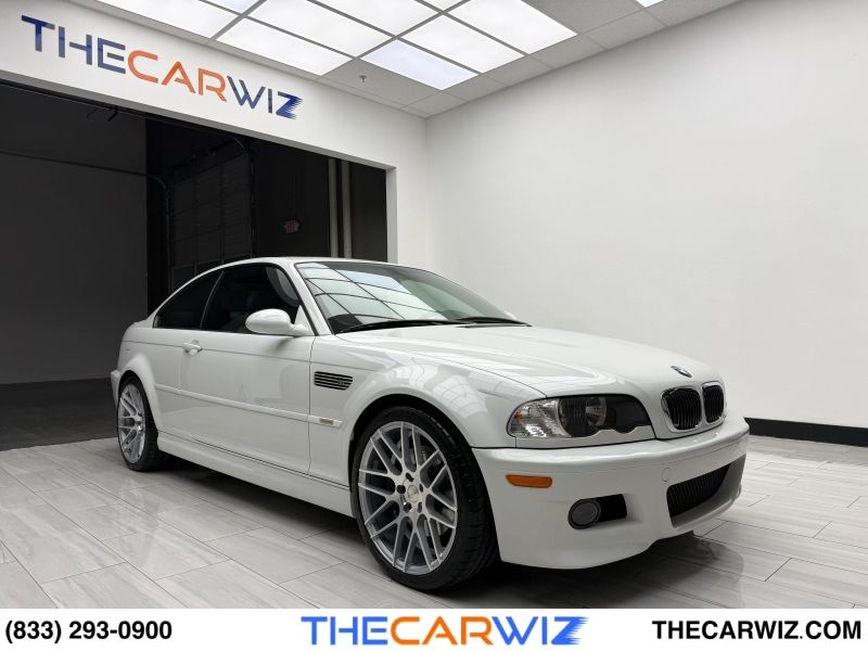 Alpine White 2003 BMW M3 Coupe RWD Coupe Rear-Wheel Drive 6-Speed Manual Overdrive