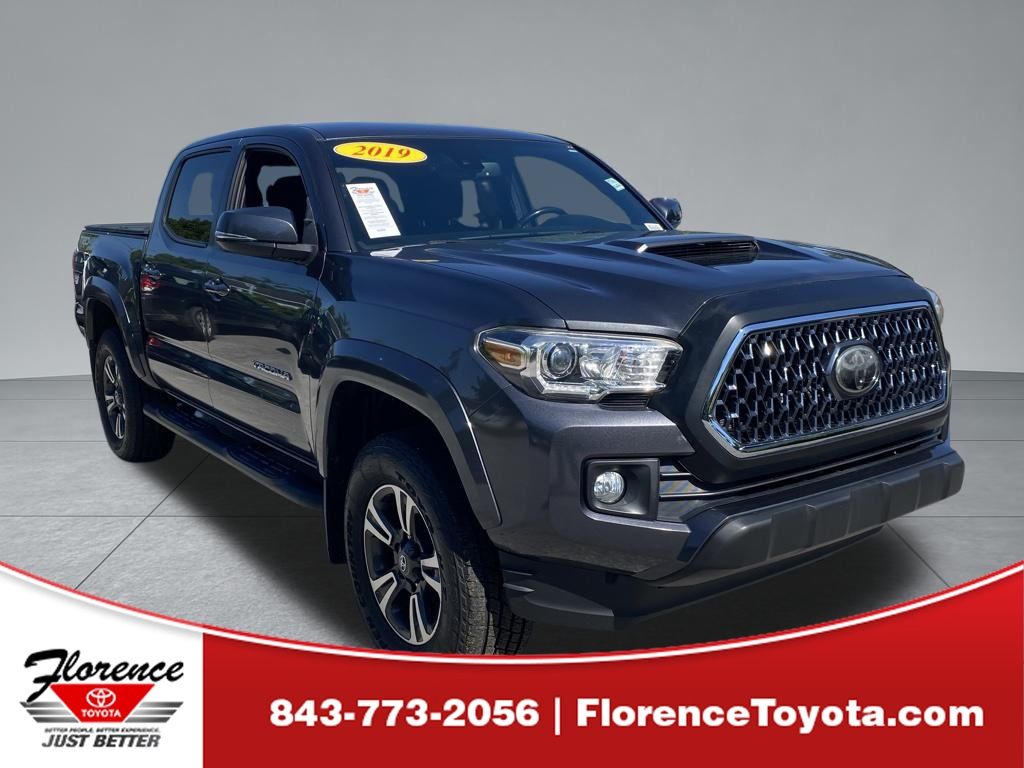 Magnetic Gray Metallic 2019 Toyota Tacoma Pickup Truck Four-Wheel Drive 6-Speed Automatic