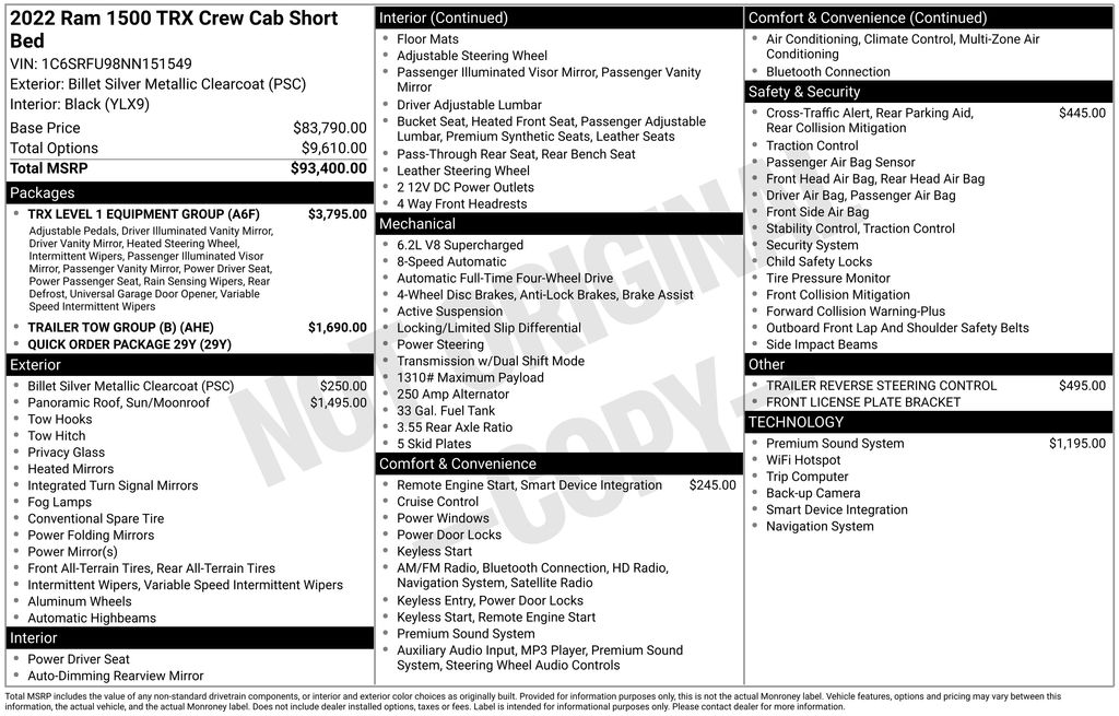 Used 2022 Ram 1500 Truck