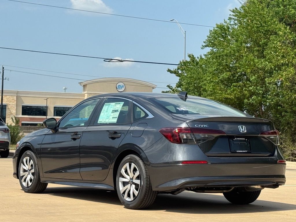 2026 Honda Civic LX Gray at Community Honda