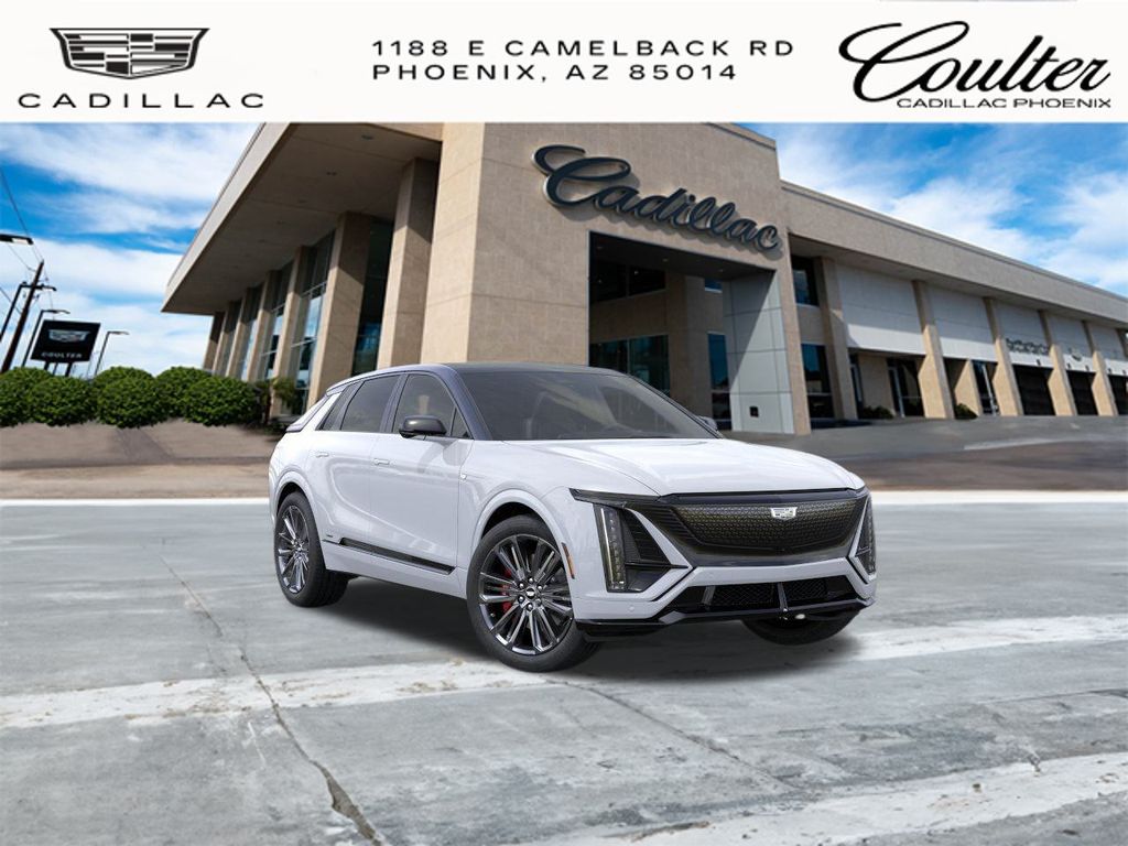Vibrant White Tricoat 2026 Cadillac LYRIQ-V SUV / Crossover All-Wheel Drive 1-Speed Automatic