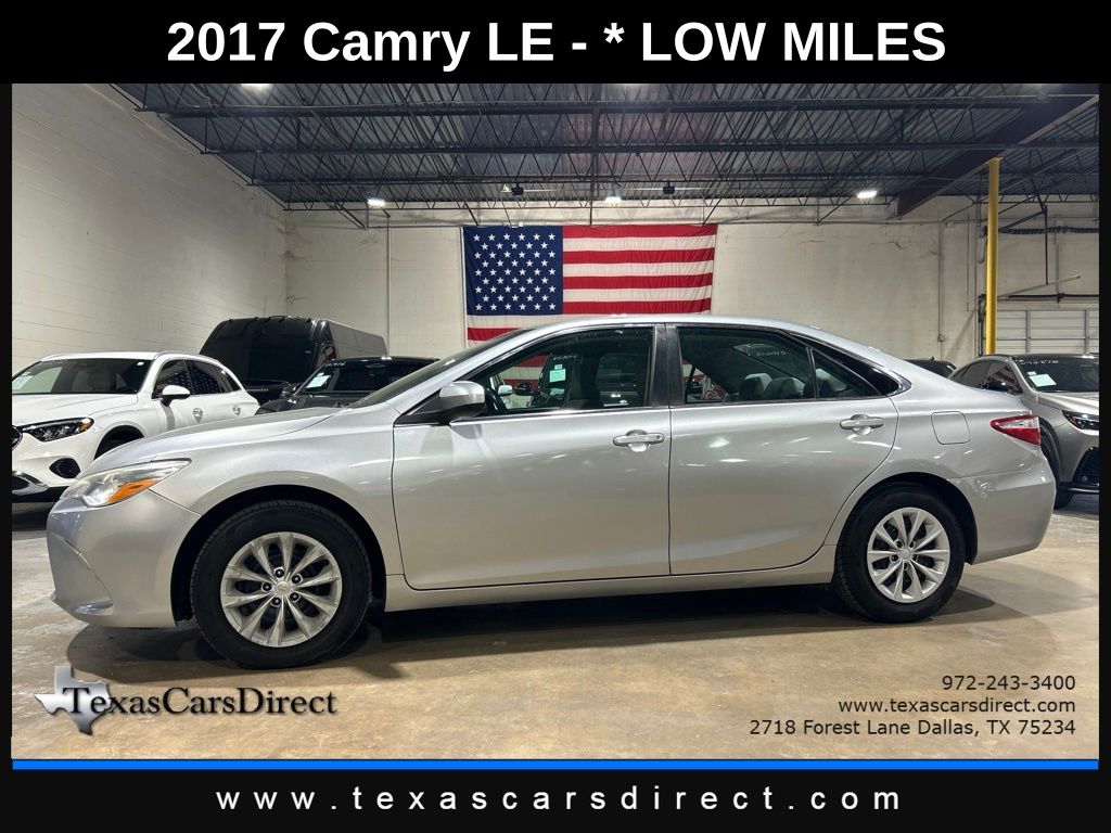 Celestial Silver Metallic 2017 Toyota Camry Sedan Front-Wheel Drive 6-Speed Automatic
