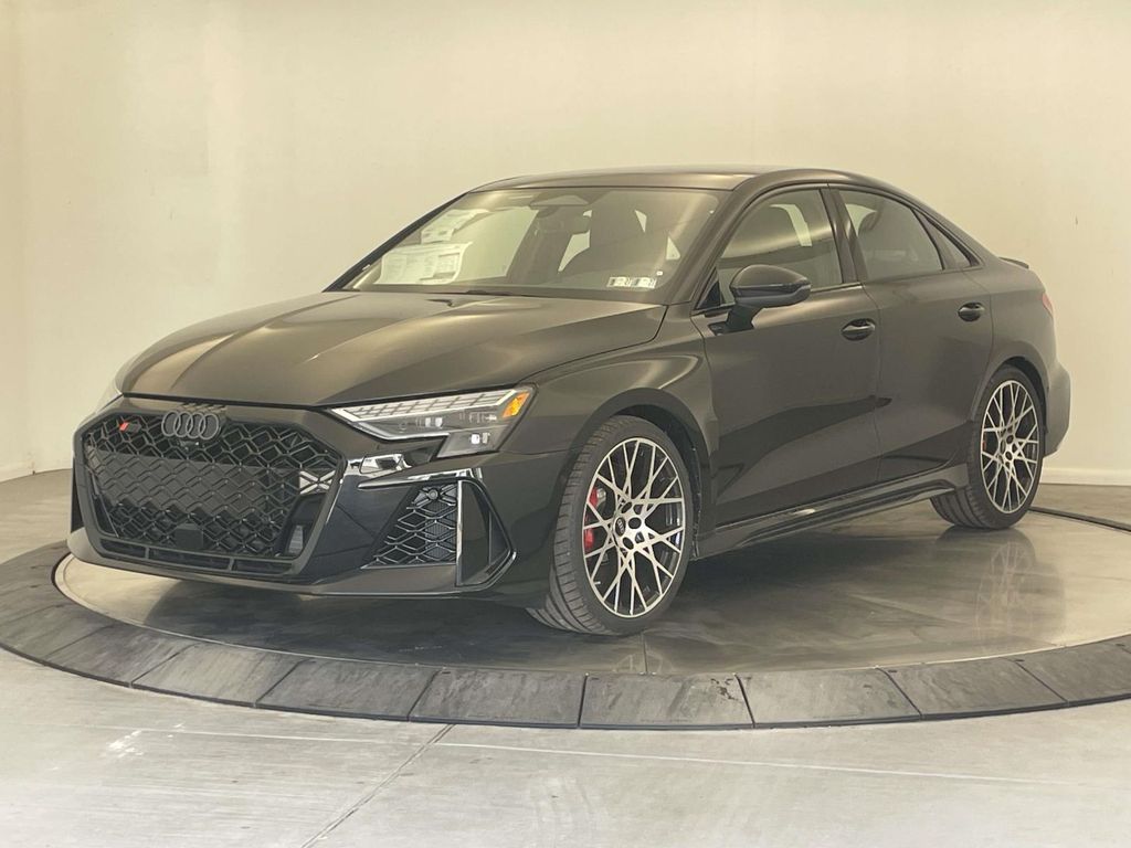 Black 2026 Audi RS 3 Sedan All-Wheel Drive 7-Speed Automatic
