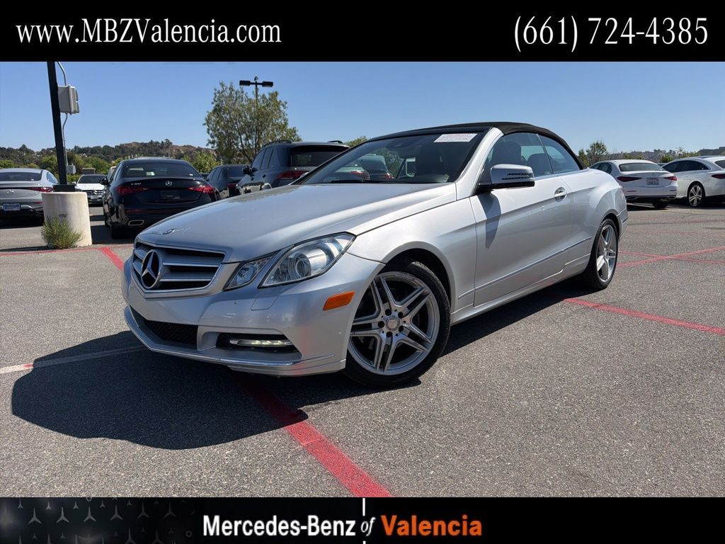 Steel Gray Metallic 2013 Mercedes-Benz E-Class E 350 Cabriolet Convertible Rear-Wheel Drive 7-Speed Automatic