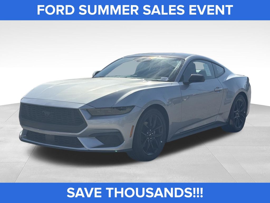 Silver Metallic 2025 Ford Mustang Coupe Rear-Wheel Drive Automatic