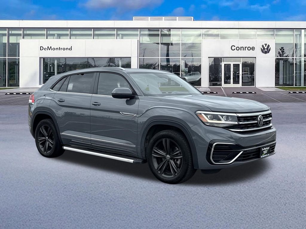 2021 Volkswagen Atlas Cross Sport 3.6L V6 SE w/Technology R-Line Gray at Community Toyota