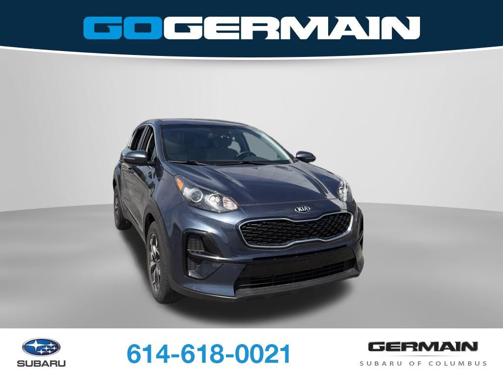 Used 2021 Blue Kia LX image 2