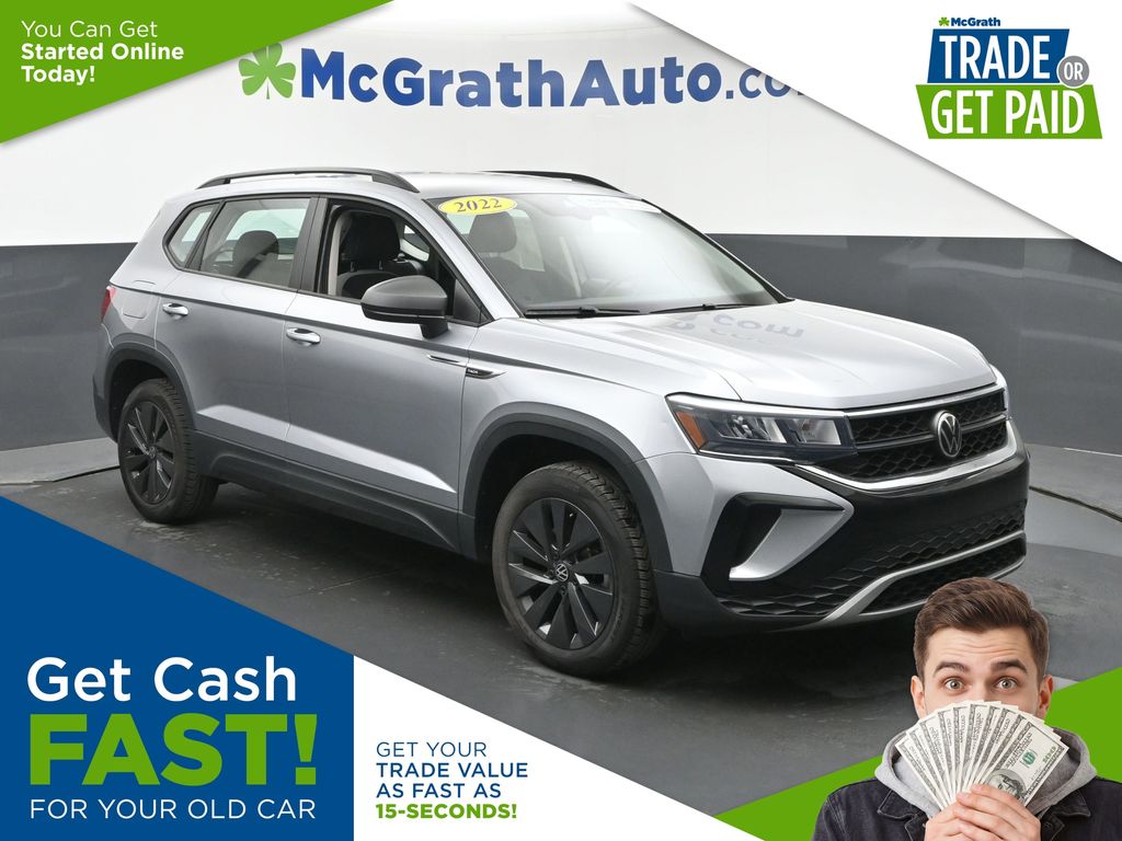 Pyrite Silver Metallic 2022 Volkswagen Taos SUV / Crossover Front-Wheel Drive 8-Speed Automatic