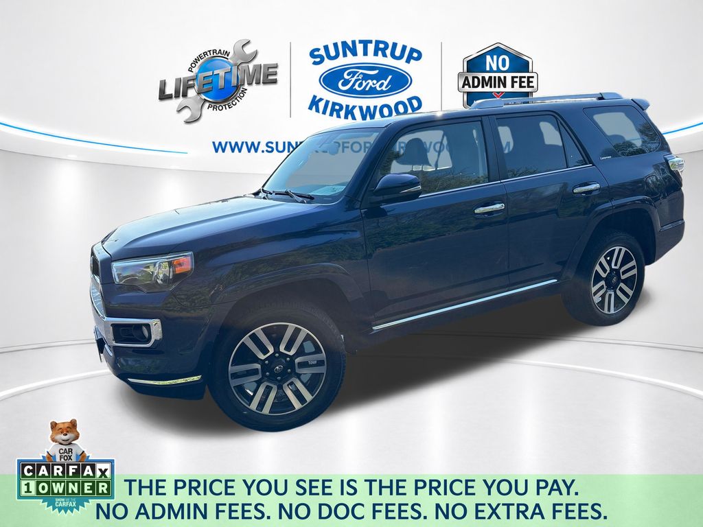 Nautical Blue Metallic 2019 Toyota 4Runner Limited 4WD SUV / Crossover All-Wheel Drive 5-Speed Automatic Overdrive