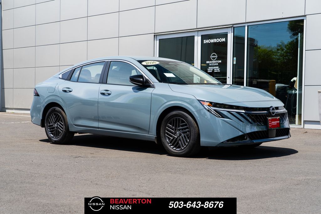 Atlantic Gray Metallic 2026 Nissan Sentra Sedan Front-Wheel Drive Continuously Variable Transmission