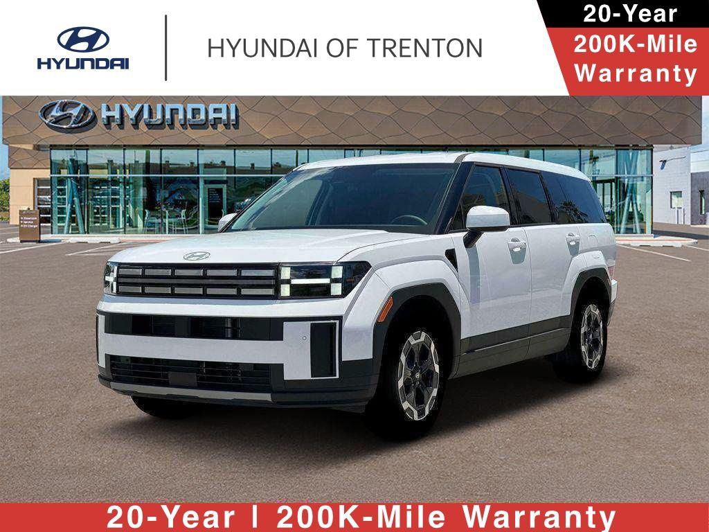 Serenity White 2026 Hyundai Santa Fe SUV / Crossover All-Wheel Drive 8-Speed Automatic