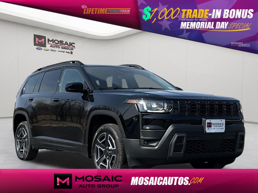 Diamond Black Crystal Pearlcoat 2026 Jeep Cherokee Limited 4WD SUV / Crossover Four-Wheel Drive Continuously Variable Transmission