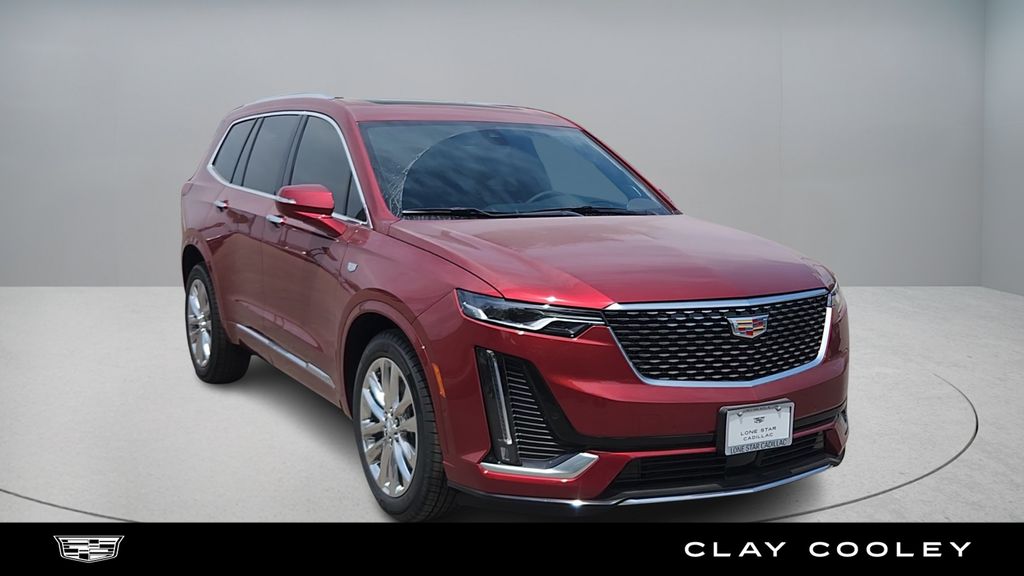 Radiant Red Tintcoat 2025 Cadillac XT6 Premium Luxury FWD SUV / Crossover Front-Wheel Drive 9-Speed Automatic