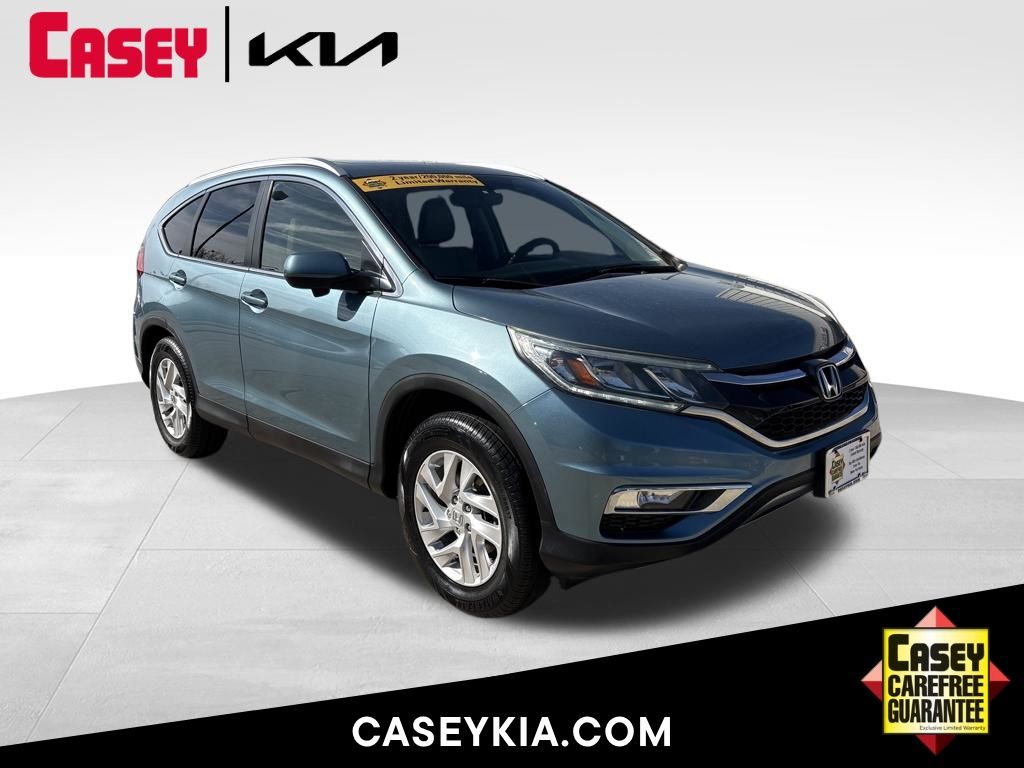 Mountain Air Metallic 2015 Honda CR-V EX-L FWD SUV / Crossover Front-Wheel Drive Continuously Variable Transmission