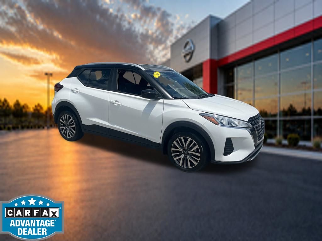 Aspen White 2024 Nissan Kicks SUV / Crossover Front-Wheel Drive Continuously Variable Transmission