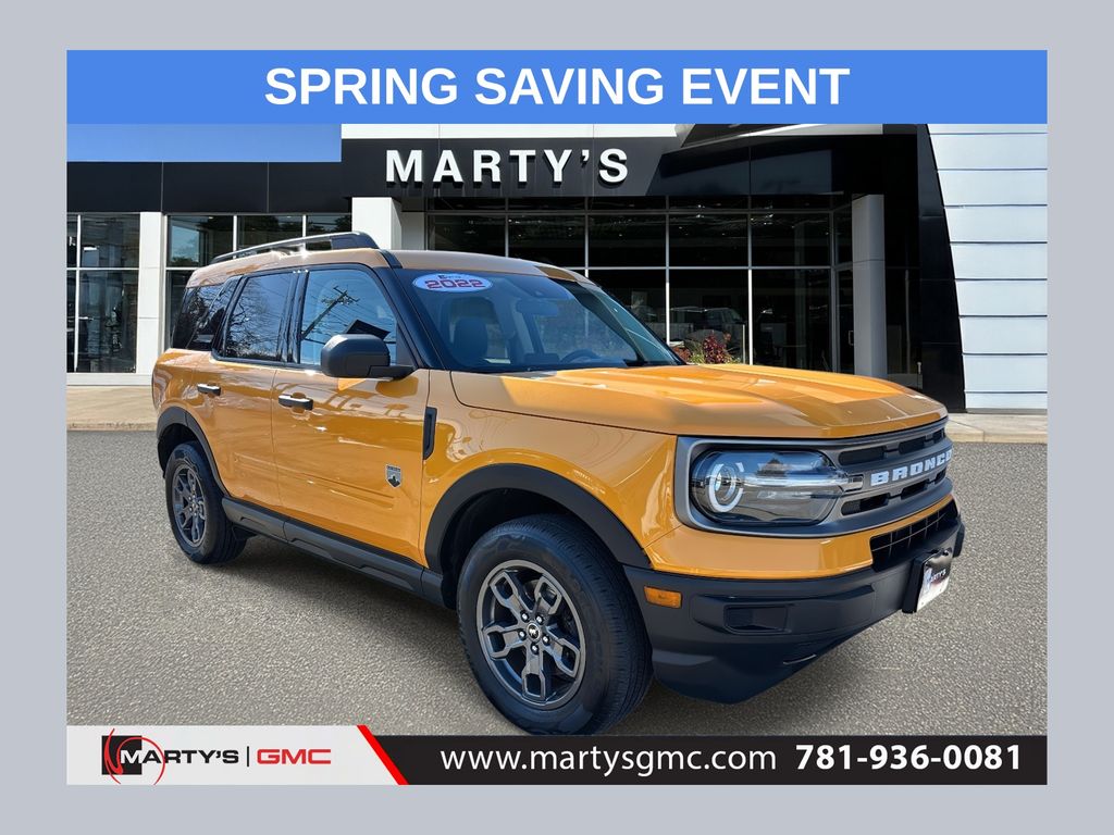 Cyber Orange Metallic Tricoat 2022 Ford Bronco Sport Big Bend AWD SUV / Crossover All-Wheel Drive 8-Speed Automatic