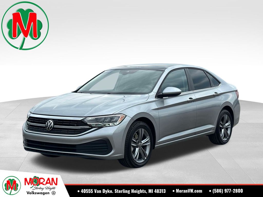 Silver Metallic 2023 Volkswagen Jetta Sedan Front-Wheel Drive 8-Speed Automatic