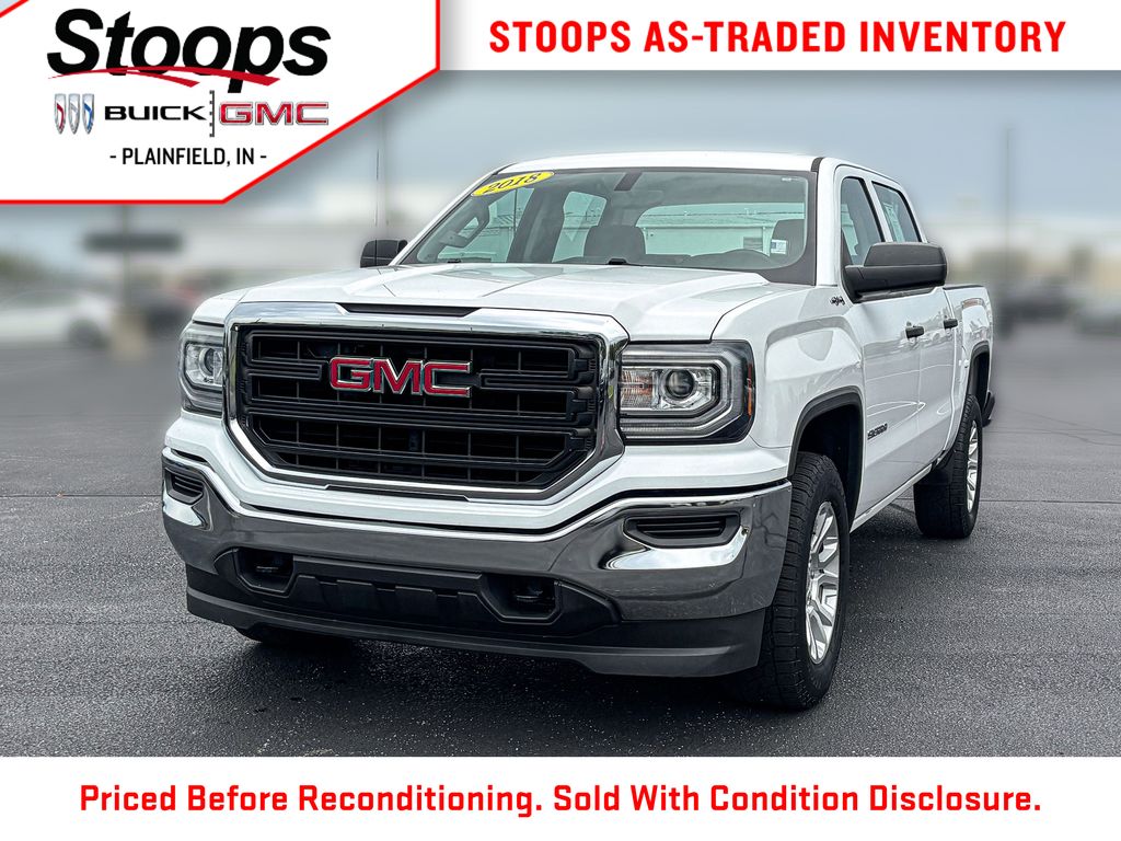 Summit White 2018 GMC Sierra 1500 Pickup Truck Four-Wheel Drive 6-Speed Automatic Overdrive