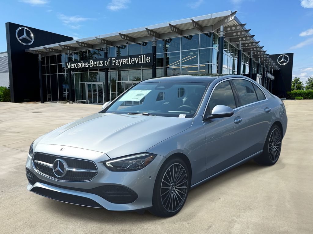 Silver 2026 Mercedes-Benz C-Class Sedan Rear-Wheel Drive 9-Speed Automatic